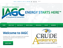Tablet Screenshot of iagc.org